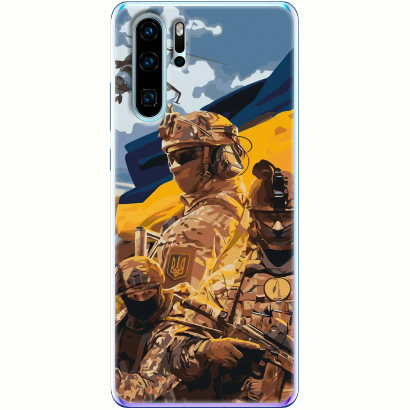 Чехол Uprint Huawei P30 Pro Воїни ЗСУ