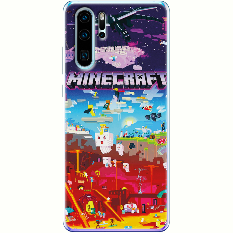 Чехол Uprint Huawei P30 Pro Minecraft World Beyond