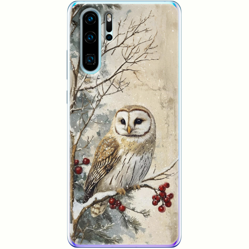 Чехол Uprint Huawei P30 Pro Christmas Owl