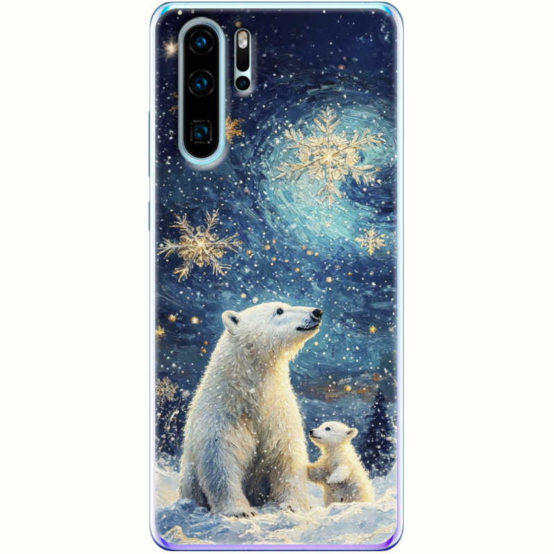 Чехол Uprint Huawei P30 Pro Північні ведмеді