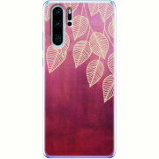 Чехол Uprint Huawei P30 Pro Gold Leaves