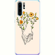 Чехол Uprint Huawei P30 Pro Flower Hands