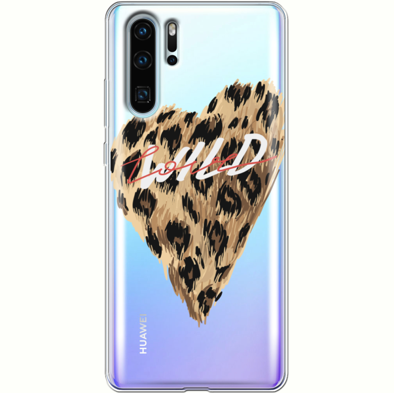 Прозрачный чехол Uprint Huawei P30 Pro Wild Love