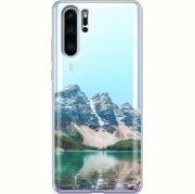 Прозрачный чехол Uprint Huawei P30 Pro Blue Mountain