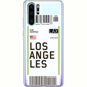 Прозрачный чехол Uprint Huawei P30 Pro Ticket Los Angeles