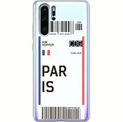 Прозрачный чехол Uprint Huawei P30 Pro Ticket Paris