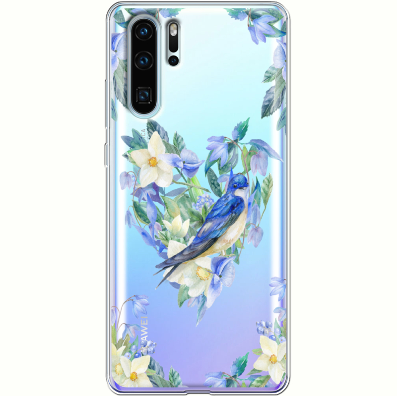 Прозрачный чехол Uprint Huawei P30 Pro Spring Bird