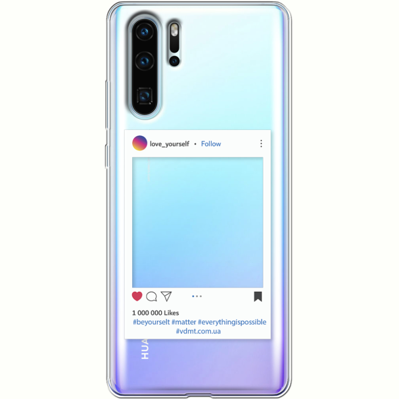 Прозрачный чехол Uprint Huawei P30 Pro Insta