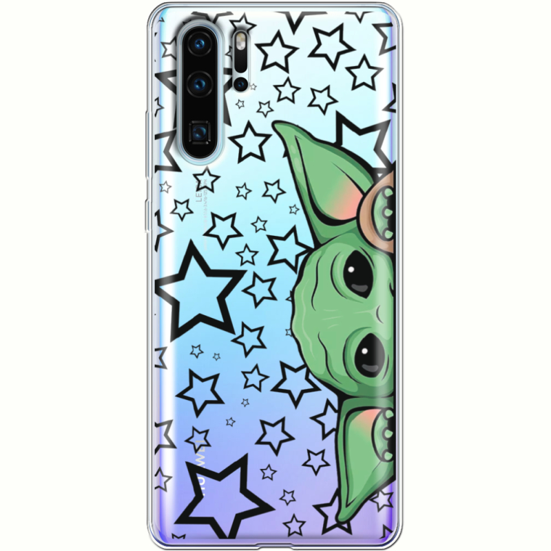 Прозрачный чехол Uprint Huawei P30 Pro Baby Yoda