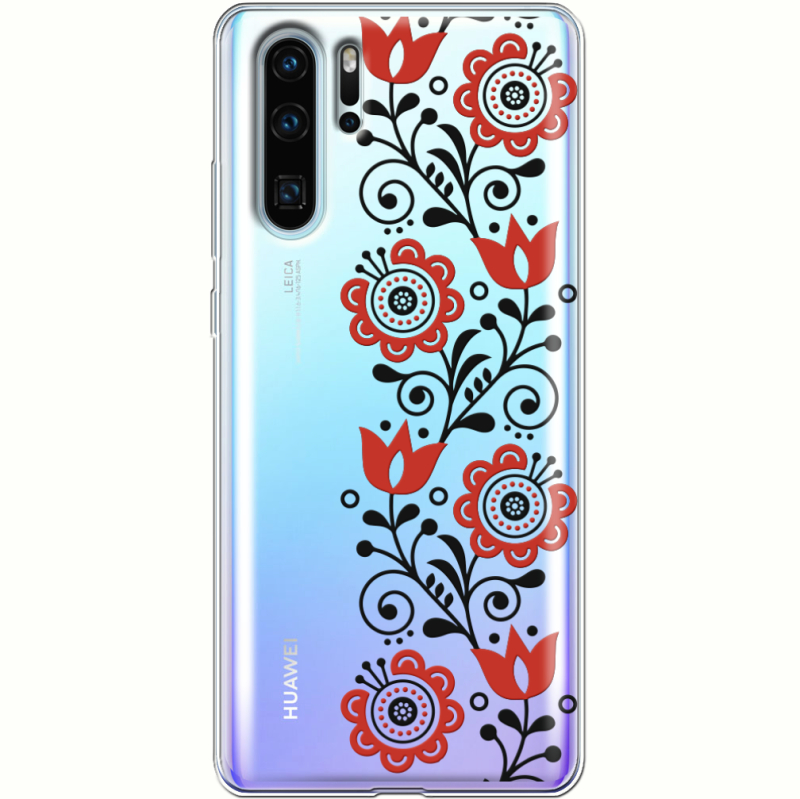 Прозрачный чехол Uprint Huawei P30 Pro Ethno Ornament