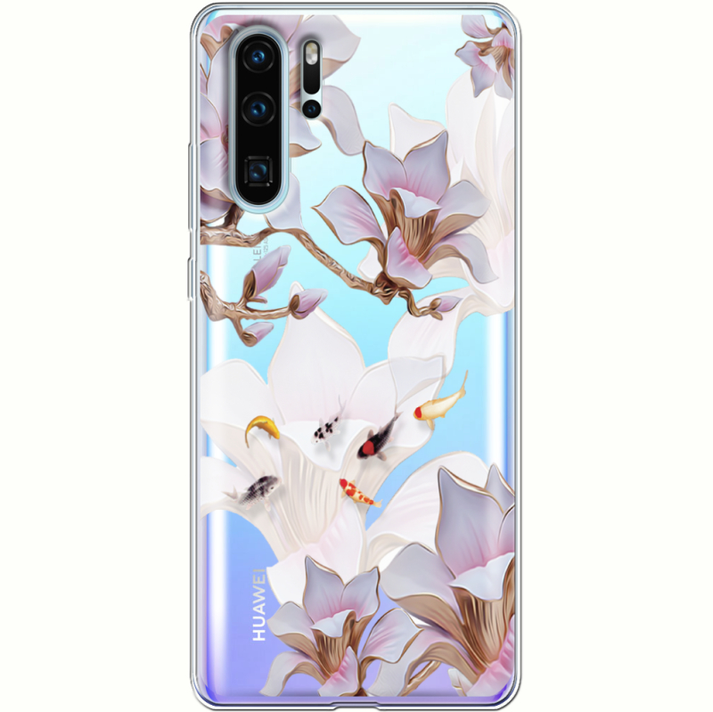 Прозрачный чехол Uprint Huawei P30 Pro Chinese Magnolia