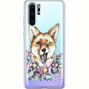 Прозрачный чехол Uprint Huawei P30 Pro Winking Fox