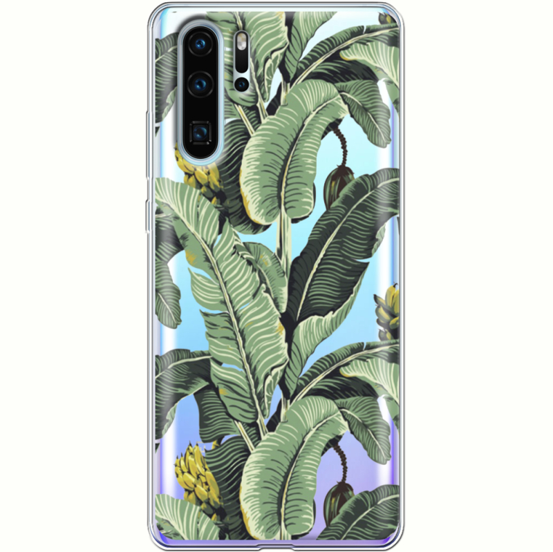 Прозрачный чехол Uprint Huawei P30 Pro Banana Leaves