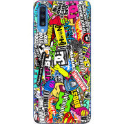 Чехол Uprint Samsung A705 Galaxy A70 Multicolored Inscriptions