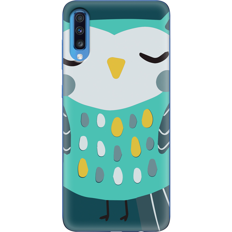 Чехол Uprint Samsung A705 Galaxy A70 Green Owl