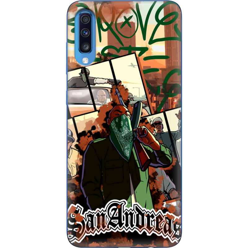 Чехол Uprint Samsung A705 Galaxy A70 GTA San Andreas