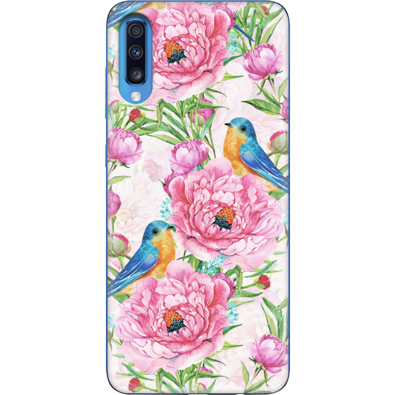 Чехол Uprint Samsung A705 Galaxy A70 Birds and Flowers