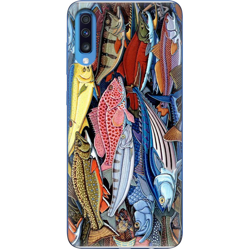 Чехол Uprint Samsung A705 Galaxy A70 Sea Fish