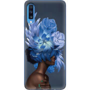 Чехол Uprint Samsung A705 Galaxy A70 Exquisite Blue Flowers