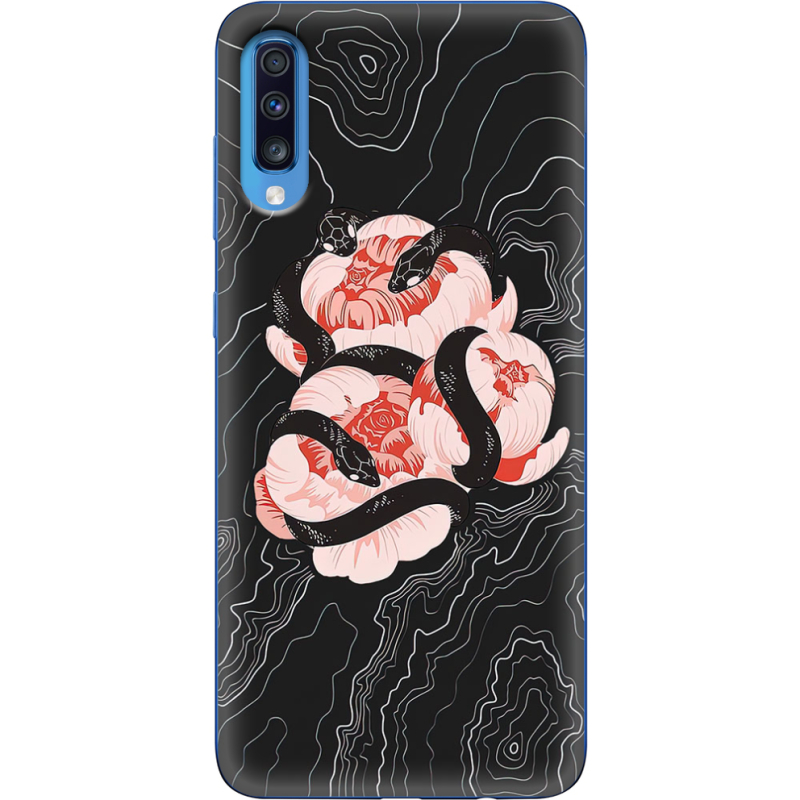 Чехол Uprint Samsung A705 Galaxy A70 Snake Rose