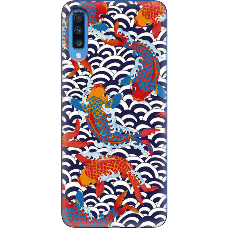 Чехол Uprint Samsung A705 Galaxy A70 Koi Fish