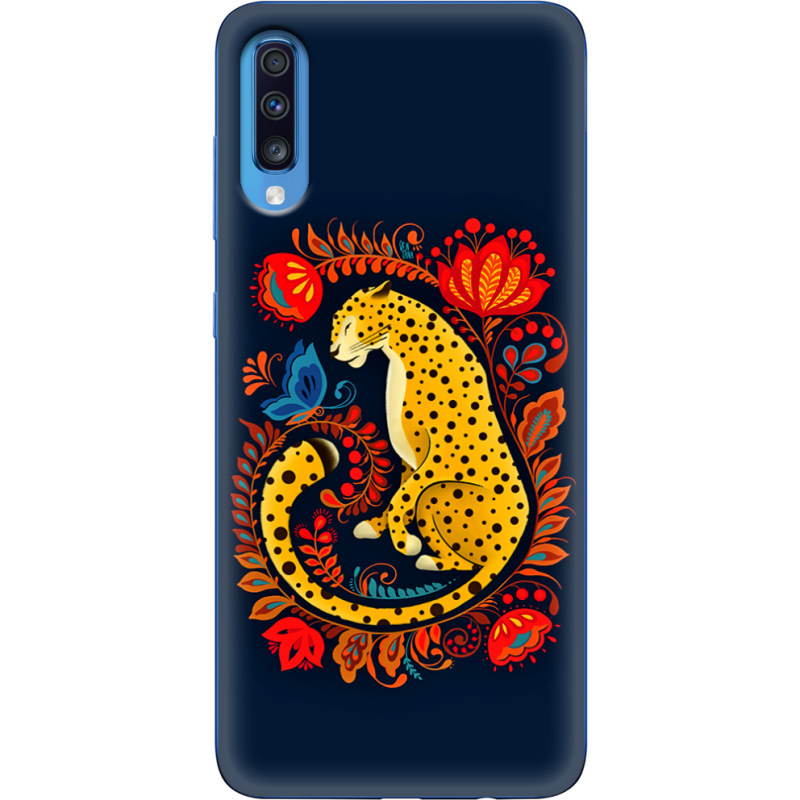 Чехол Uprint Samsung A705 Galaxy A70 Petrykivka Leopard