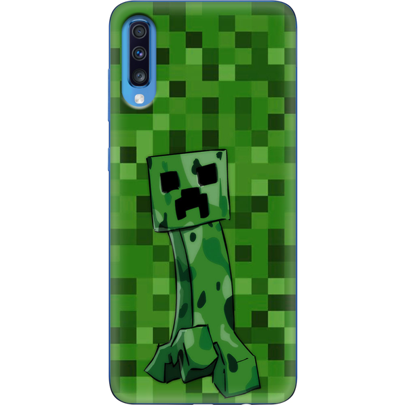 Чехол Uprint Samsung A705 Galaxy A70 Minecraft Creeper