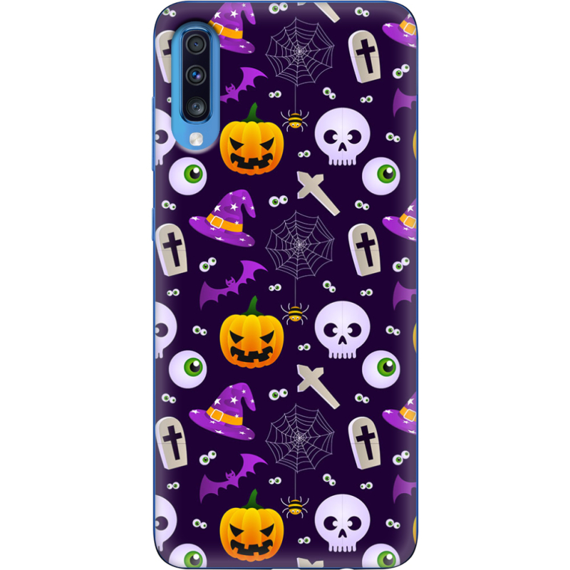 Чехол Uprint Samsung A705 Galaxy A70 Halloween Purple Mood