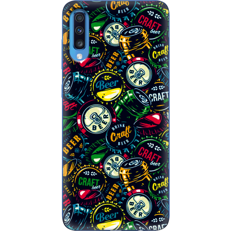 Чехол Uprint Samsung A705 Galaxy A70 Bottle Caps