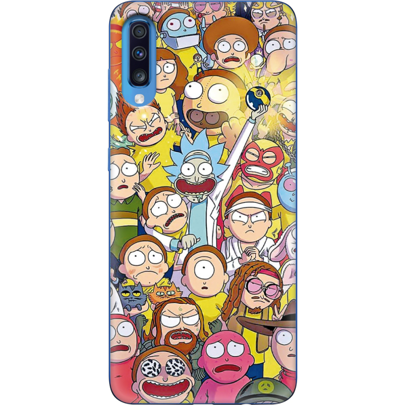 Чехол Uprint Samsung A705 Galaxy A70 Rick and Morty