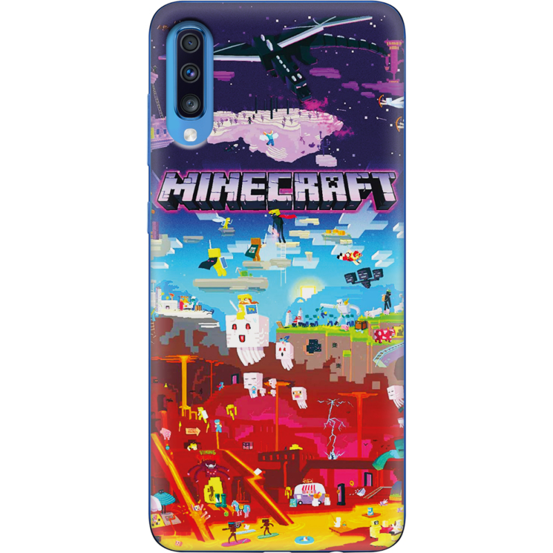 Чехол Uprint Samsung A705 Galaxy A70 Minecraft World Beyond