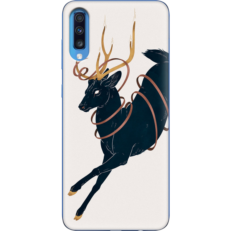 Чехол Uprint Samsung A705 Galaxy A70 Black Deer