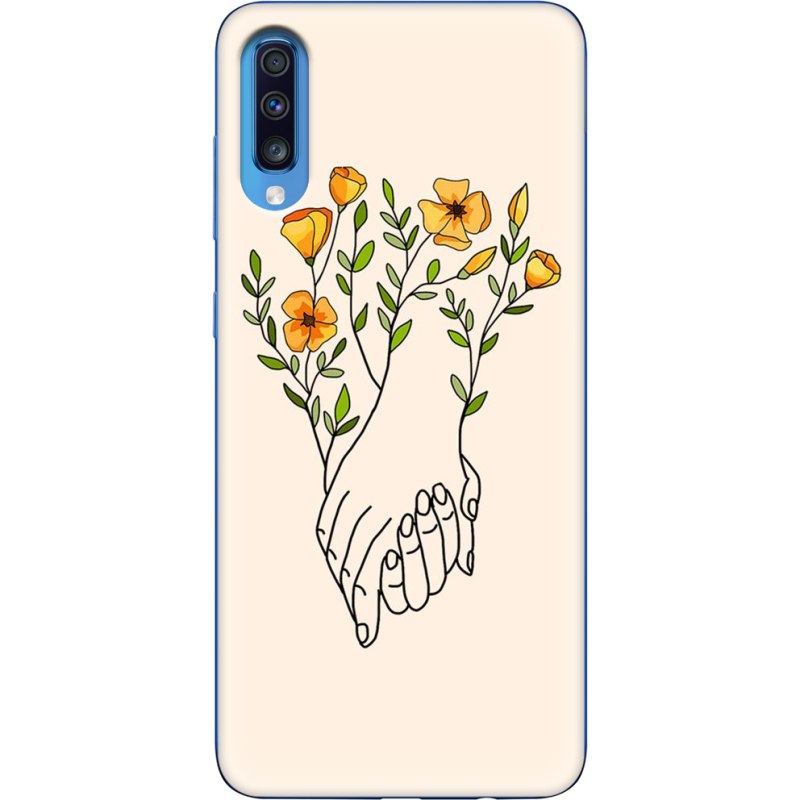 Чехол Uprint Samsung A705 Galaxy A70 Flower Hands