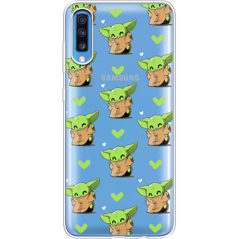 Прозрачный чехол Uprint Samsung A705 Galaxy A70 Pattern Baby Yoda