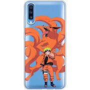 Прозрачный чехол Uprint Samsung A705 Galaxy A70 Naruto and Kurama