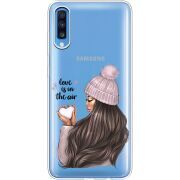 Прозрачный чехол Uprint Samsung A705 Galaxy A70 love is in the air