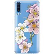 Прозрачный чехол Uprint Samsung A705 Galaxy A70 Cherry Blossom