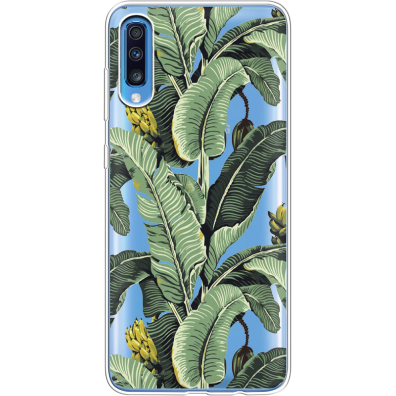 Прозрачный чехол Uprint Samsung A705 Galaxy A70 Banana Leaves