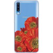 Прозрачный чехол Uprint Samsung A705 Galaxy A70 Red Poppies