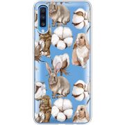 Прозрачный чехол Uprint Samsung A705 Galaxy A70 Cotton and Rabbits