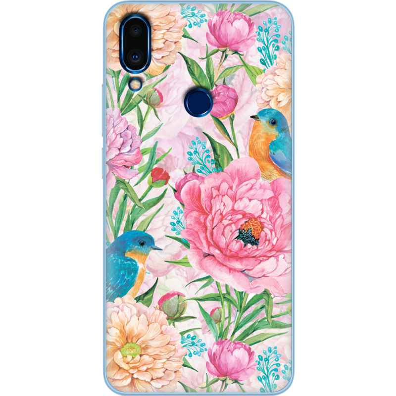 Чехол Uprint Meizu Note 9 Birds in Flowers