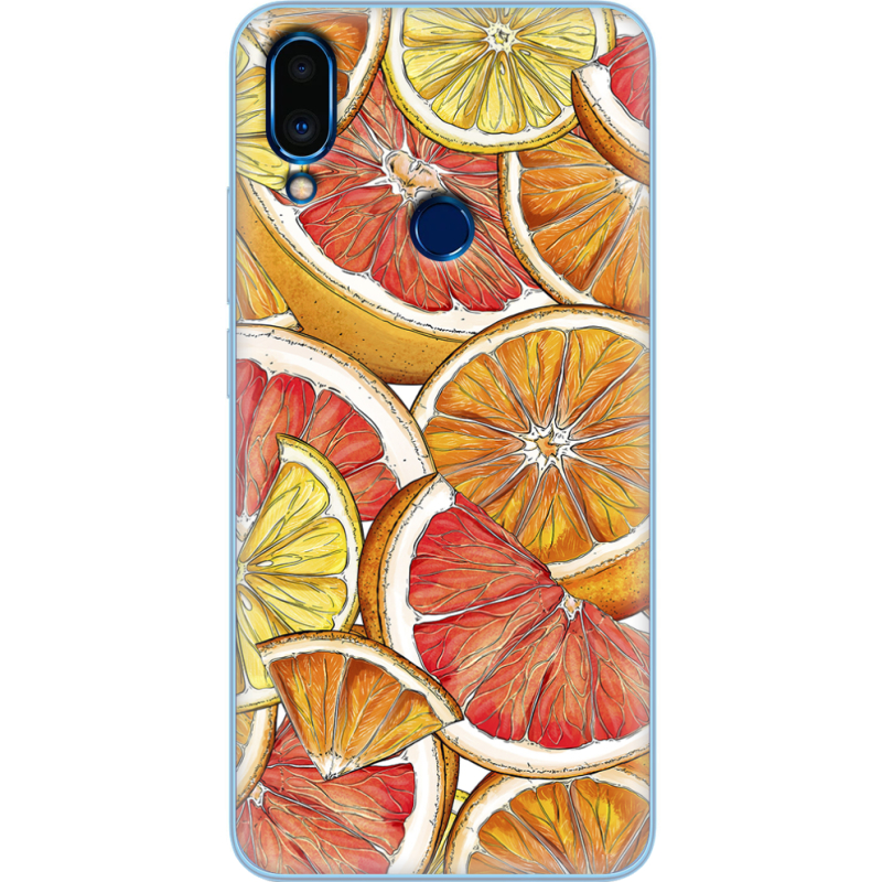 Чехол Uprint Meizu Note 9 Citrus Pattern