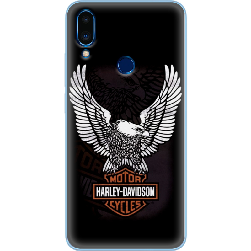 Чехол Uprint Meizu Note 9 Harley Davidson and eagle