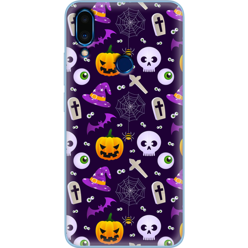 Чехол Uprint Meizu Note 9 Halloween Purple Mood