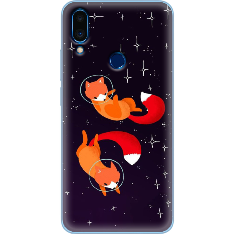 Чехол Uprint Meizu Note 9 Fox-Astronauts