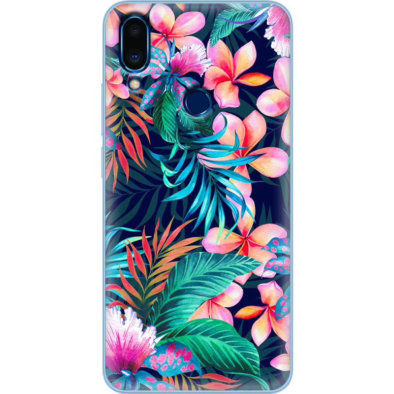 Чехол Uprint Meizu Note 9 flowers in the tropics