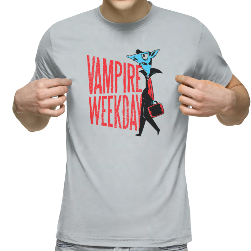 Футболка с принтом светло серая 