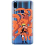 Прозрачный чехол Uprint Meizu Note 9 Naruto and Kurama