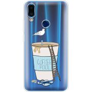 Прозрачный чехол Uprint Meizu Note 9 Segull in Cofee Pool