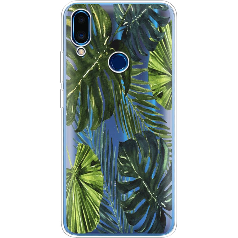 Прозрачный чехол Uprint Meizu Note 9 Palm Tree